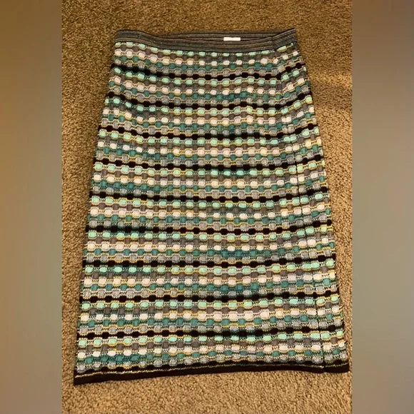 Chic Multicolor Patterned Skirt - Picture 1 of 2